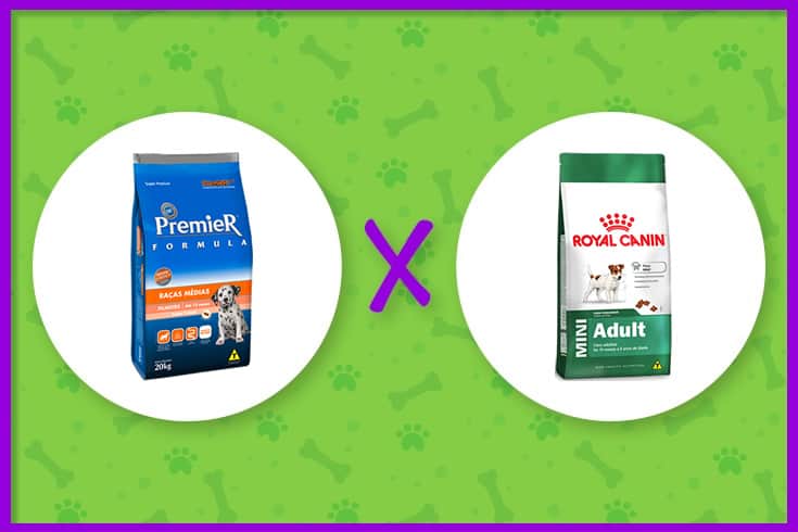 ração premier ou royal canin
