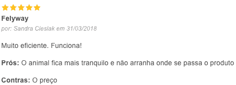 resenha sobre o Feliway