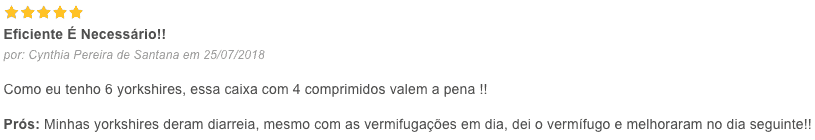 vermífugo top dog funciona
