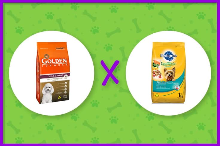 Ração Golden ou Pedigree